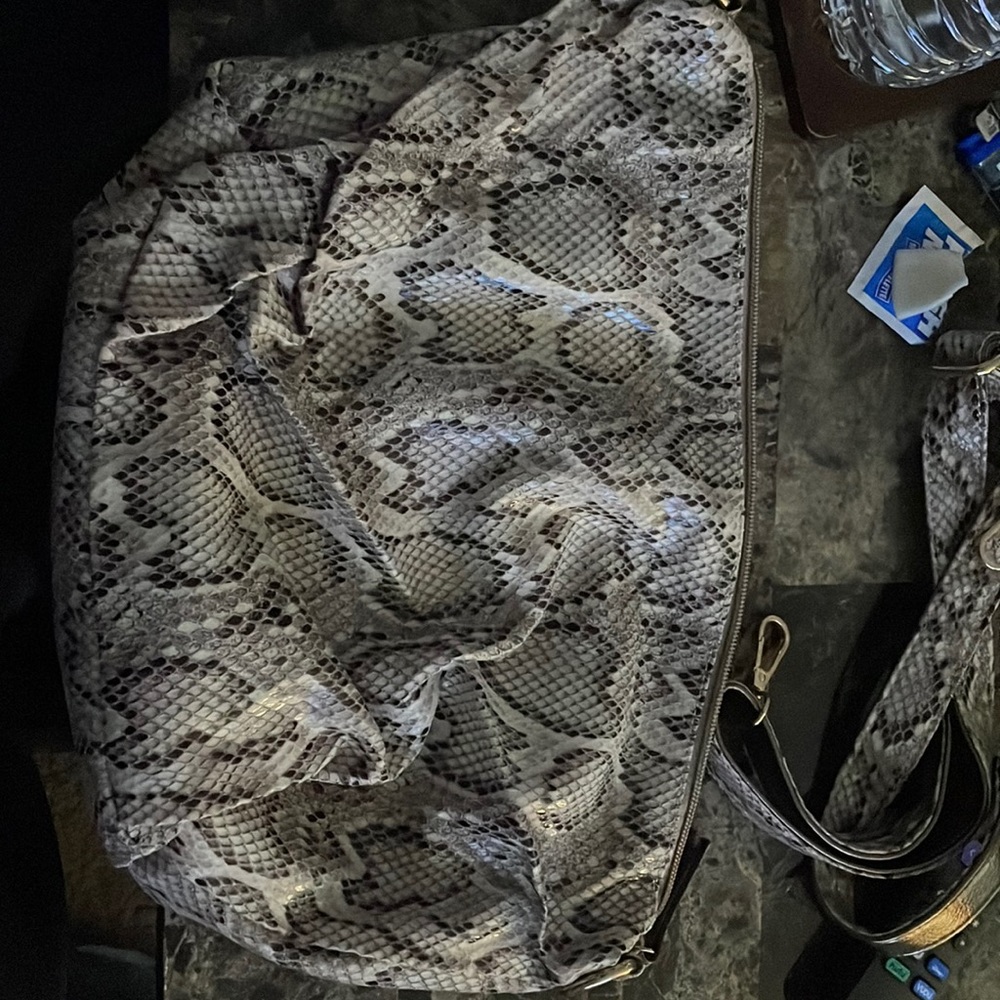 Steve Madden snakeskin print crossbody bag